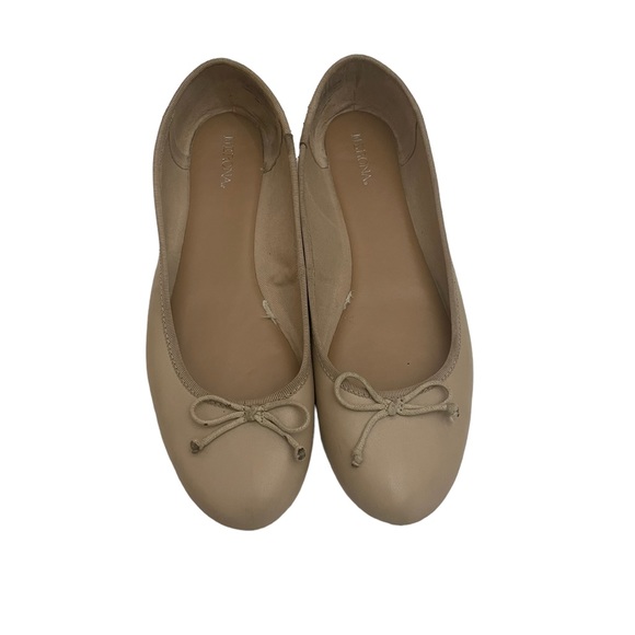 Merona casual slip on neutral nude beige lightweight ballet flat shoes size 9 - Picture 3 of 9
